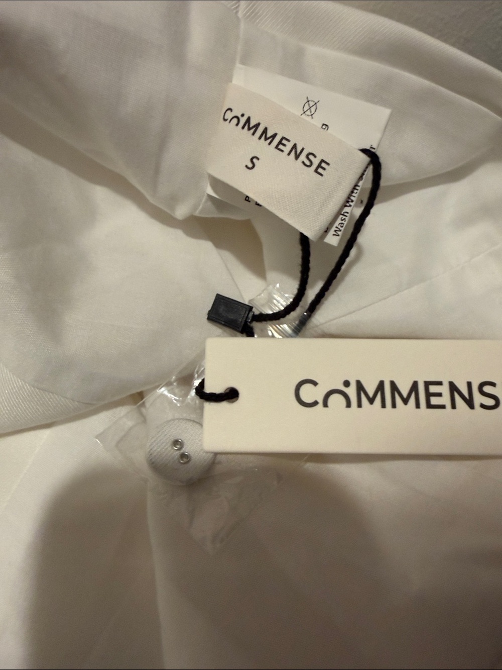COMMENSE!! Solid Asymmetrical Straight Leg Pants Set - Picture 6 of 7